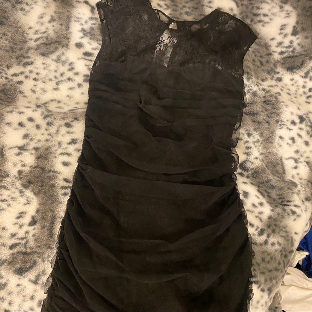 Hot black dress with lace